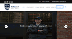 Desktop Screenshot of privateguards.com