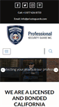 Mobile Screenshot of privateguards.com